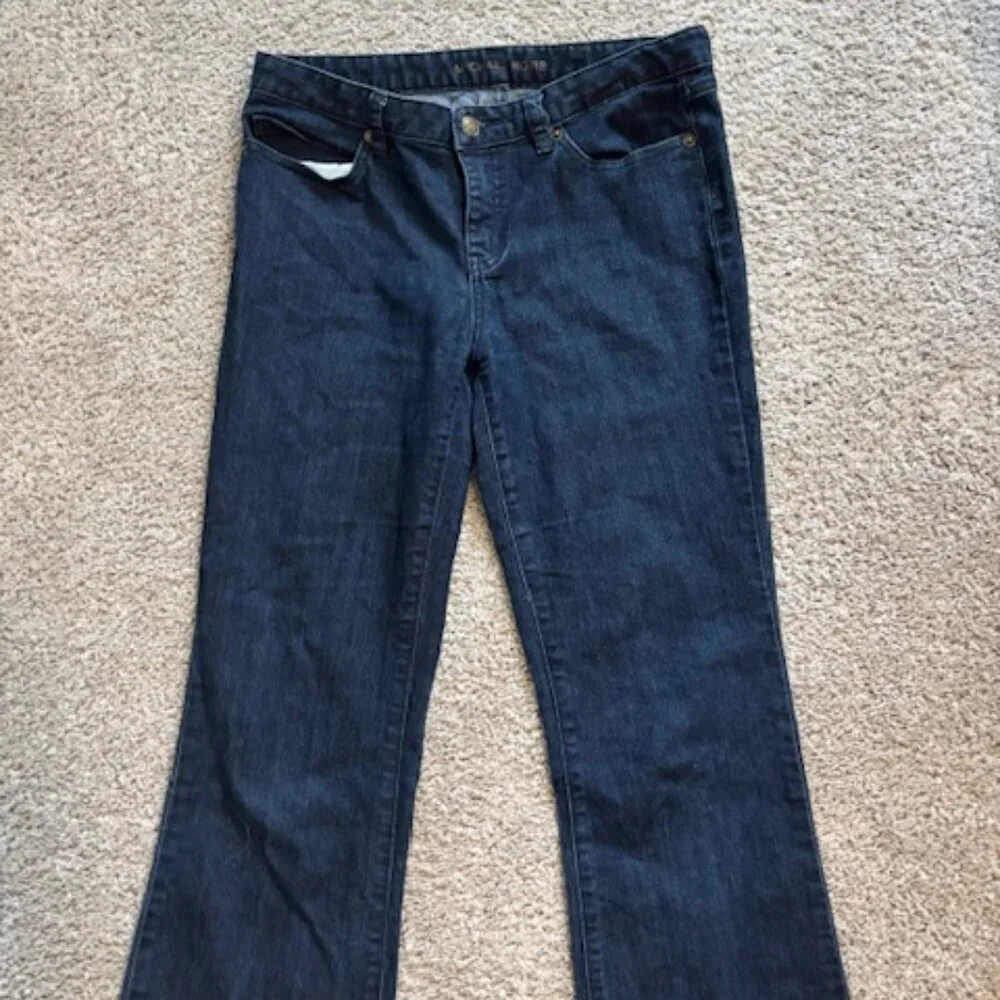 Michael Kors Low Rise Dark Wash Bootcut Jeans - size 4